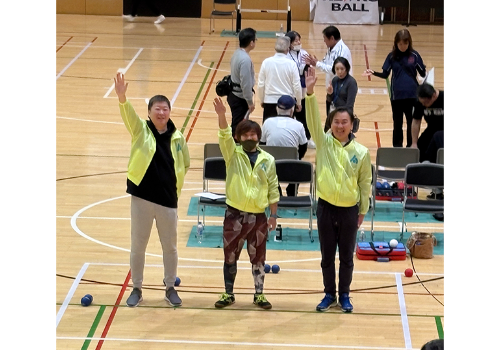 墨田区ボッチャ大会に参加